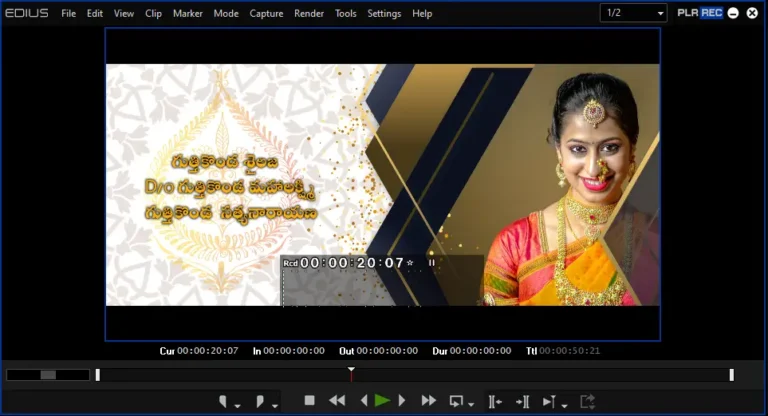 edius marathi wedding title project download