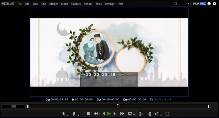 muslim wedding edius title project free download