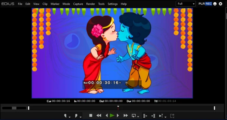edius Radhe Krishna wedding title project free download